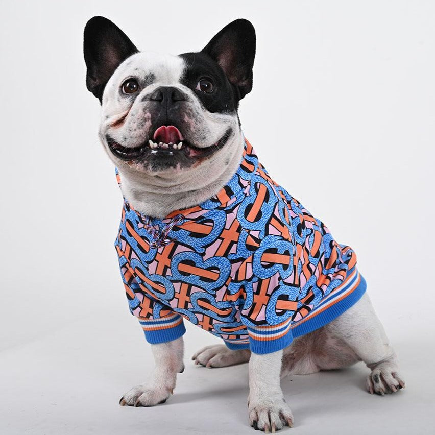 French Bulldog Warm Cotton Sweatshirt for Frenchie Fans-fadou