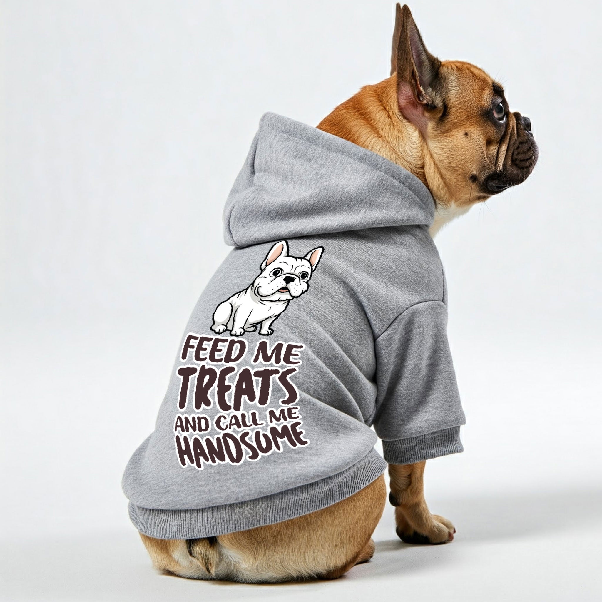 French Bulldog Personalized Dog Hoodie for Short-Nosed Dogs-fadou