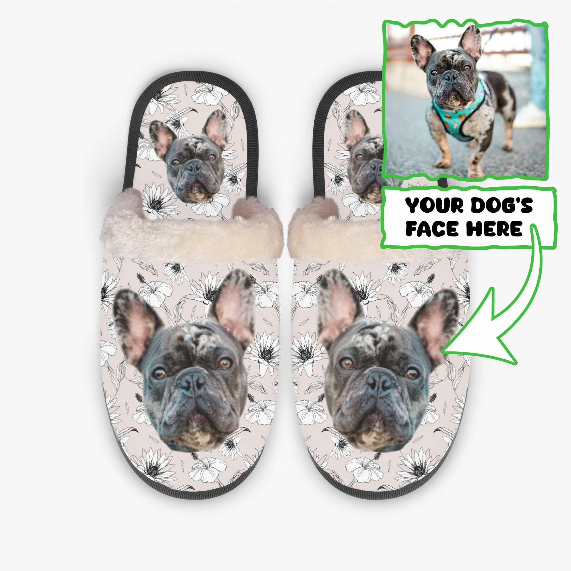 French Bulldog Cozy Slippers for Frenchie Enthusiasts Gifts-fadou