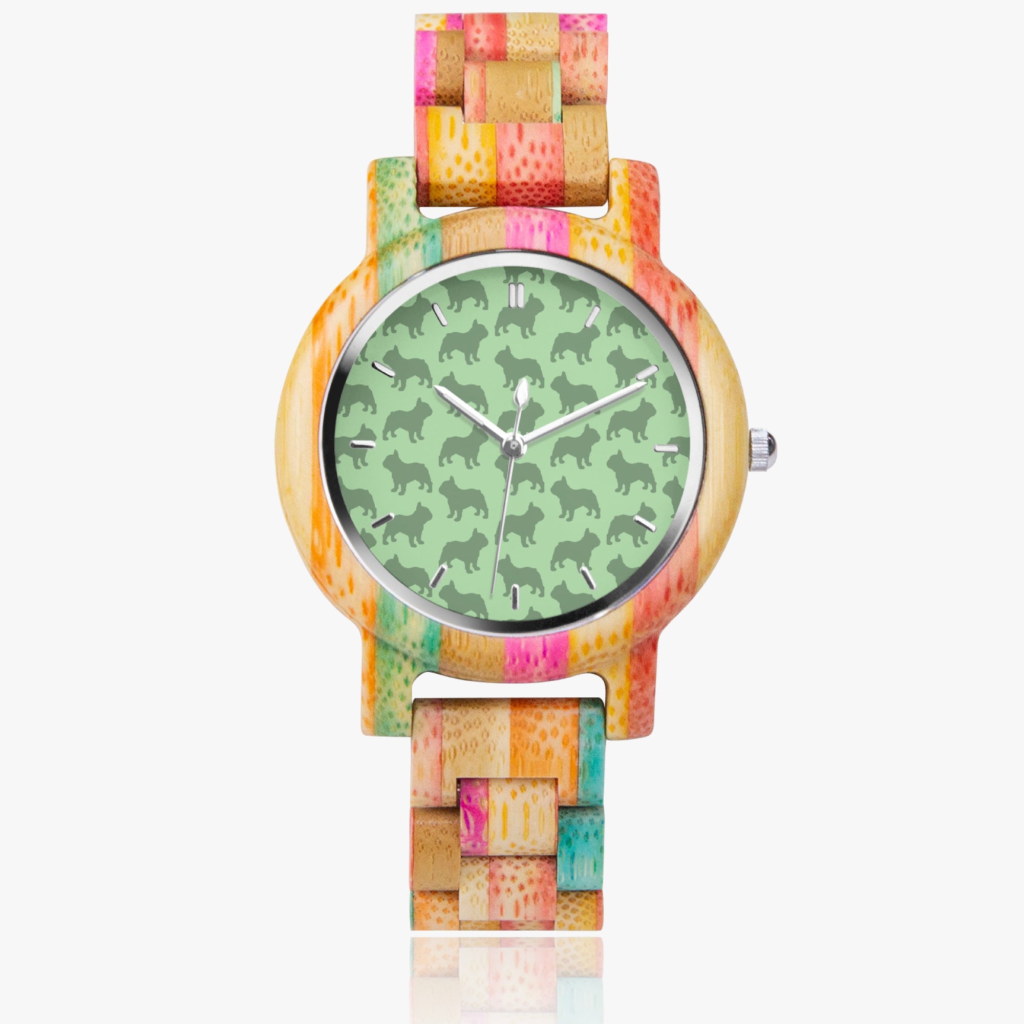 French Bulldog Stylish Quartz Timepiece for Dog Moms & Dads-fadou