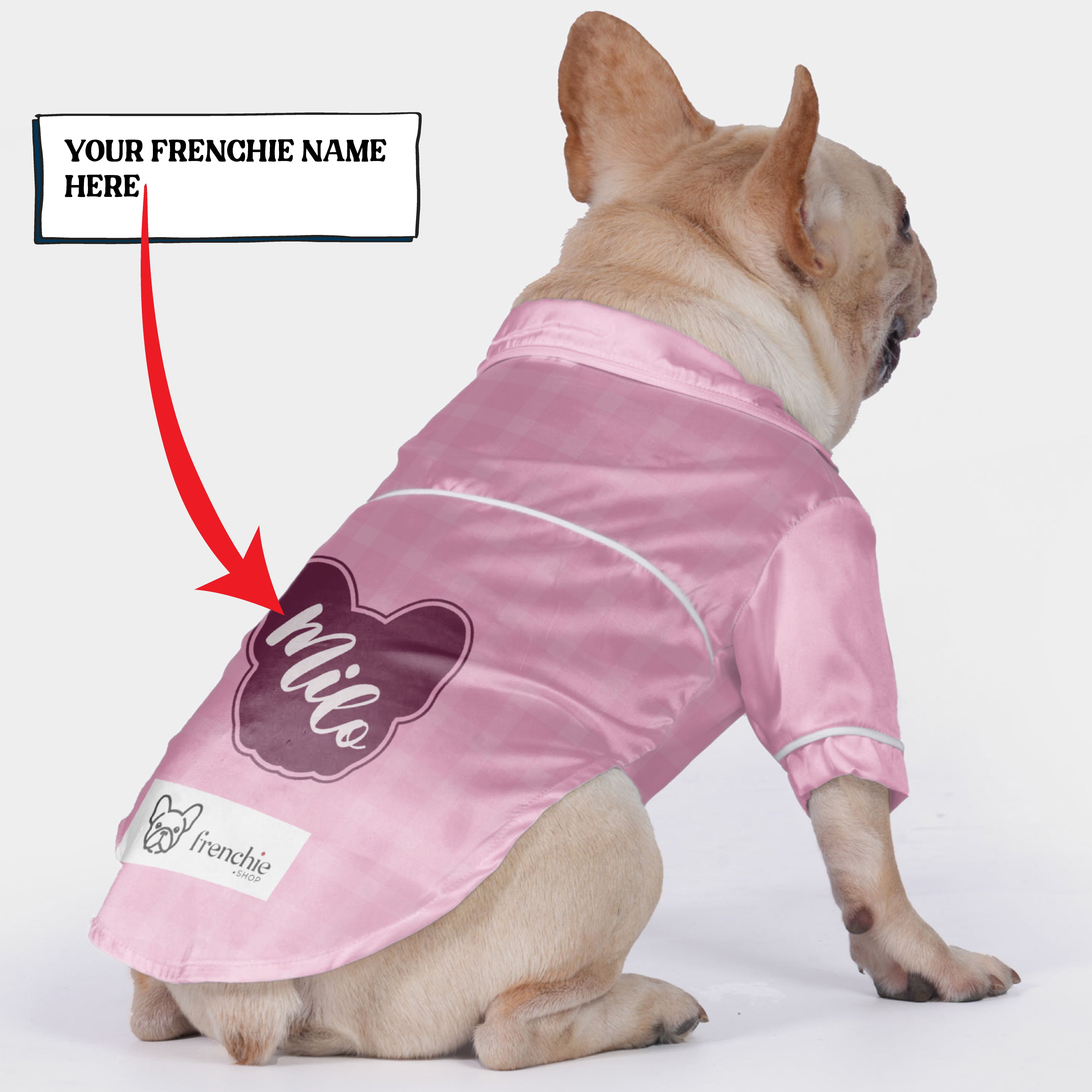 French Bulldog Custom Pet Sleepwear for Flat-Face Breeds-fadou