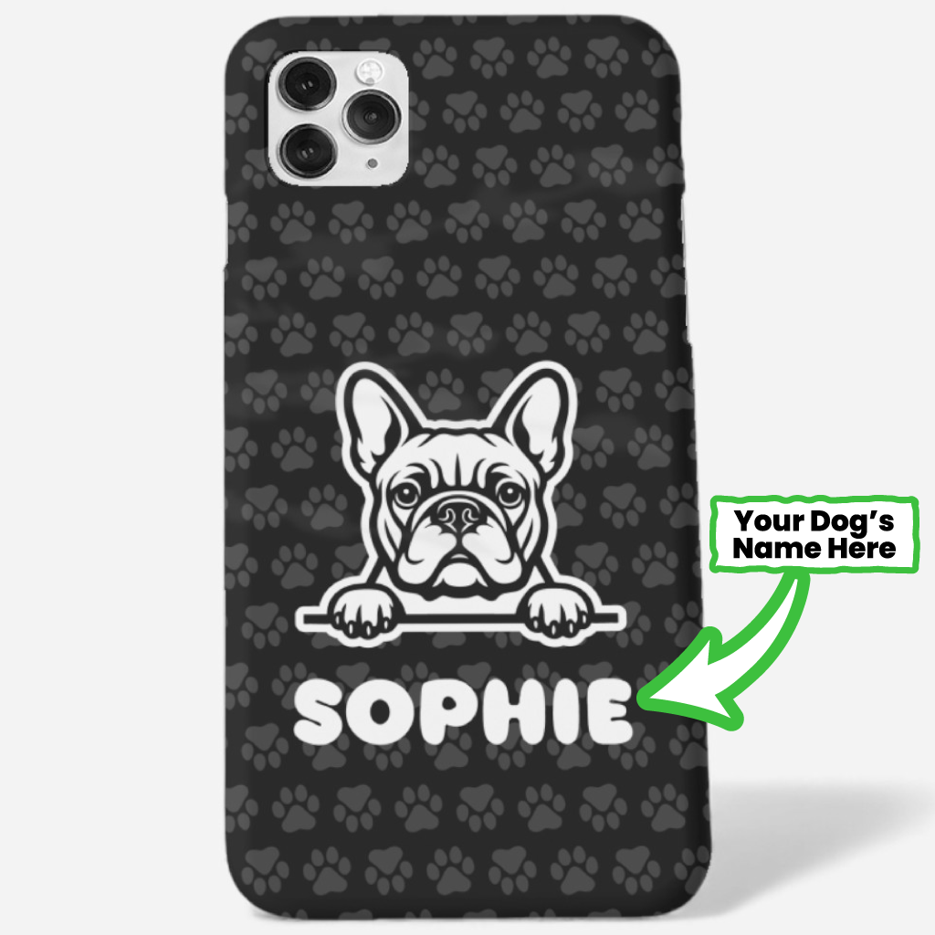 French Bulldog Personalized Phone Case for Dog Moms & Dads-fadou
