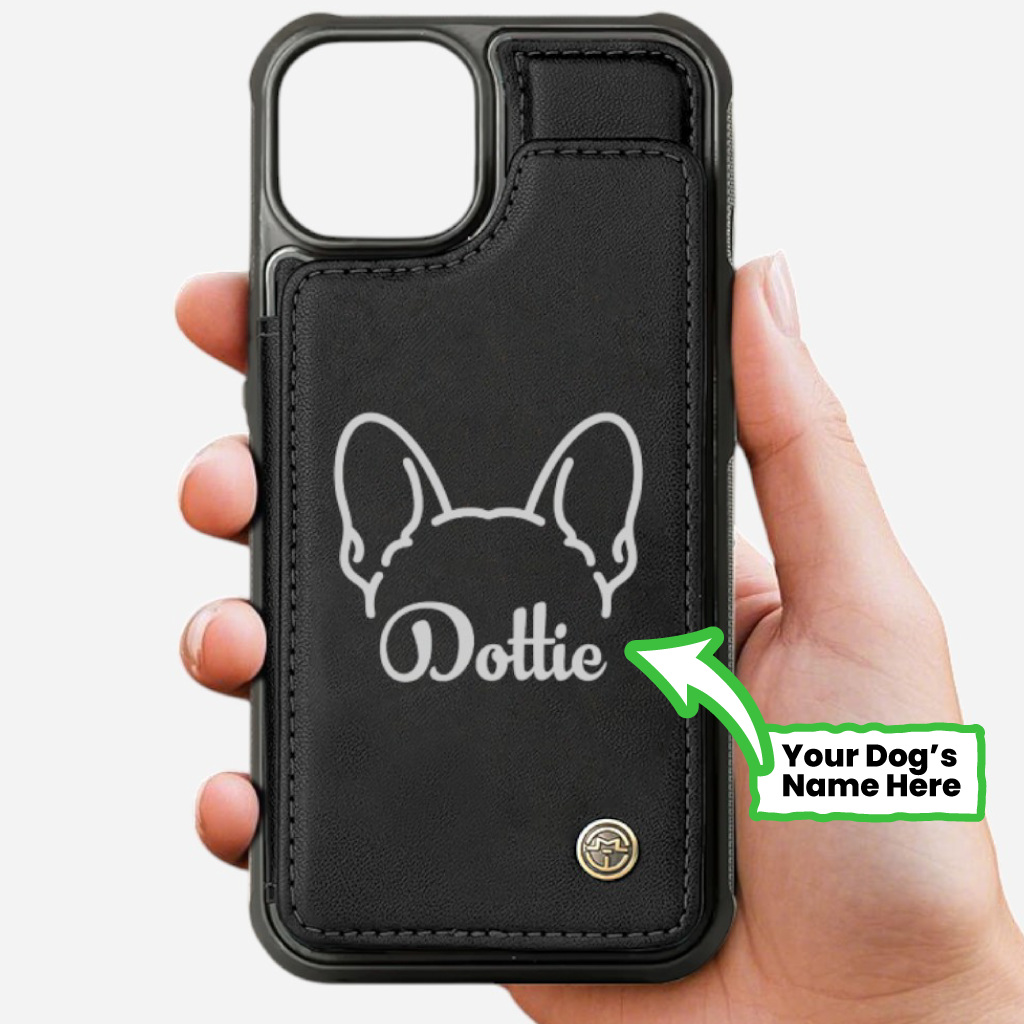 French Bulldog Personalized Slim Wallet for Bulldog Owners-fadou