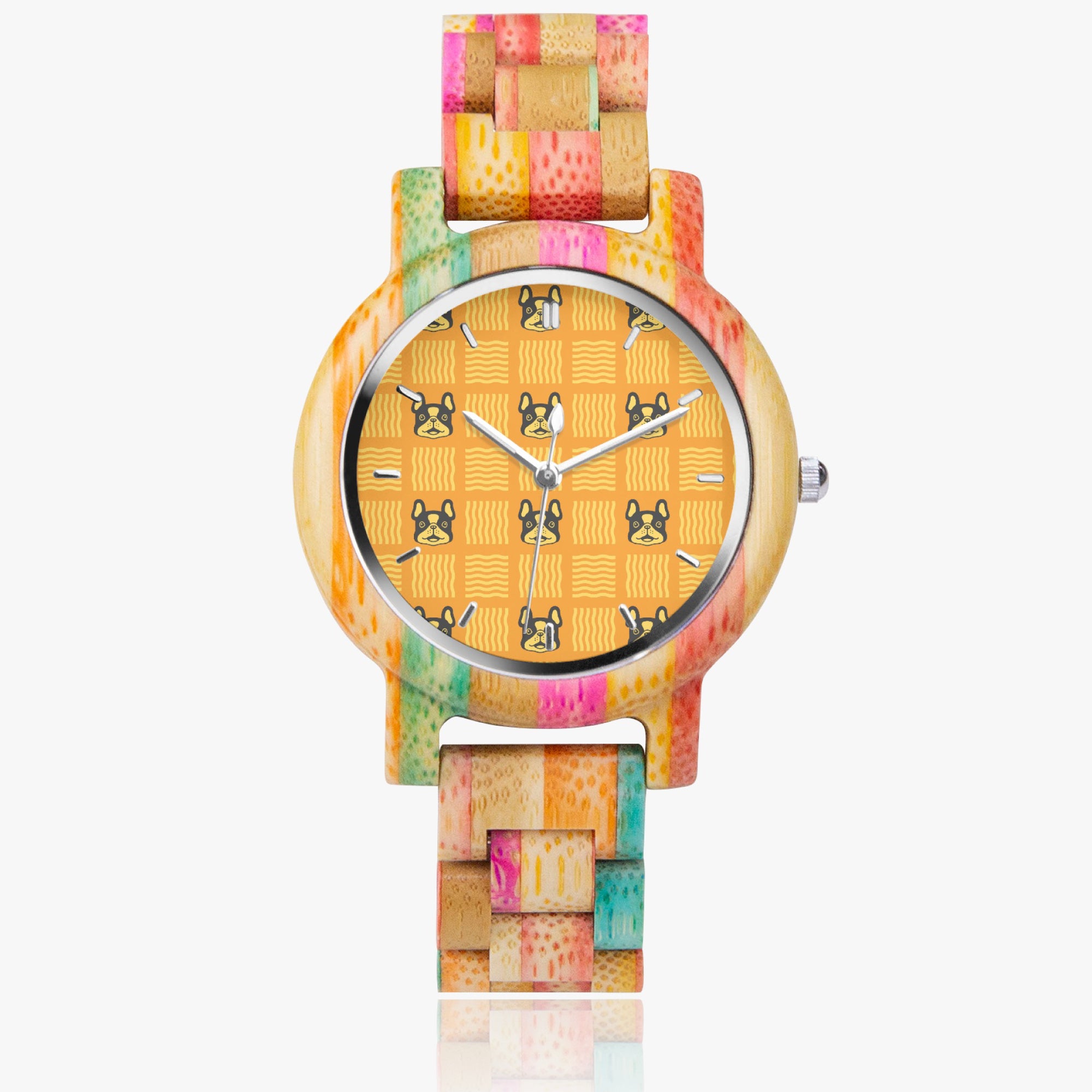 French Bulldog Stylish Fashion Wristwatch for Pet Parents-fadou