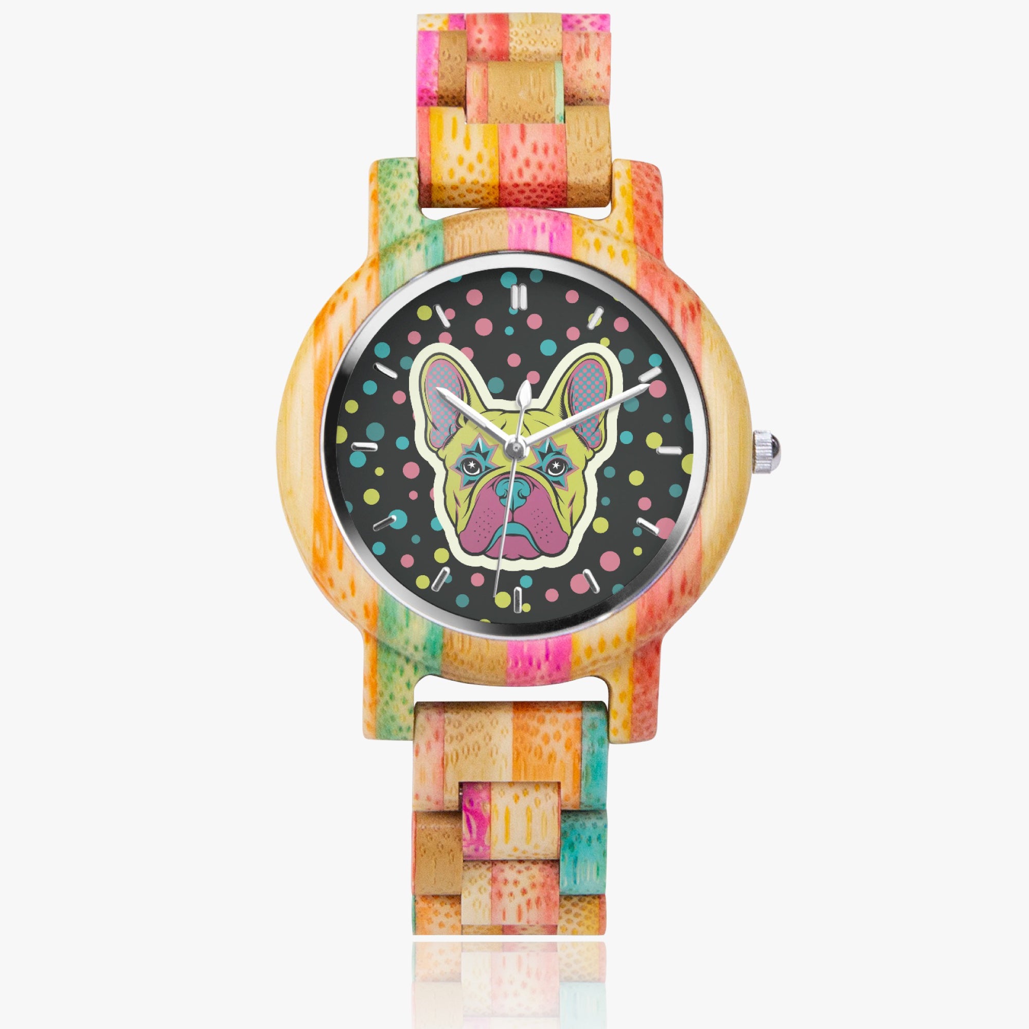 French Bulldog Fashion Wristwatch for Frenchie Enthusiasts-fadou