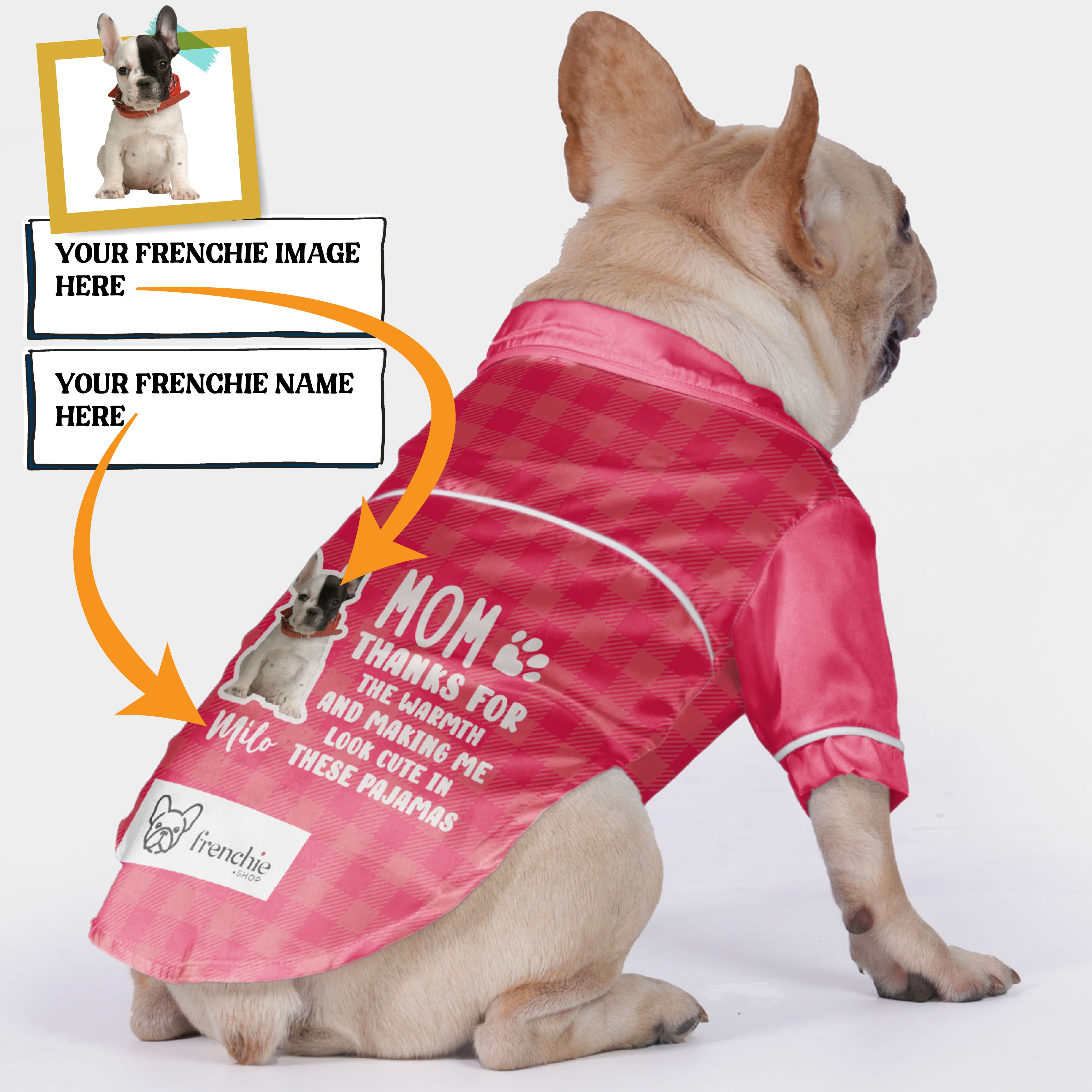 French Bulldog Custom Dog Pajamas for Outdoor Adventures-fadou
