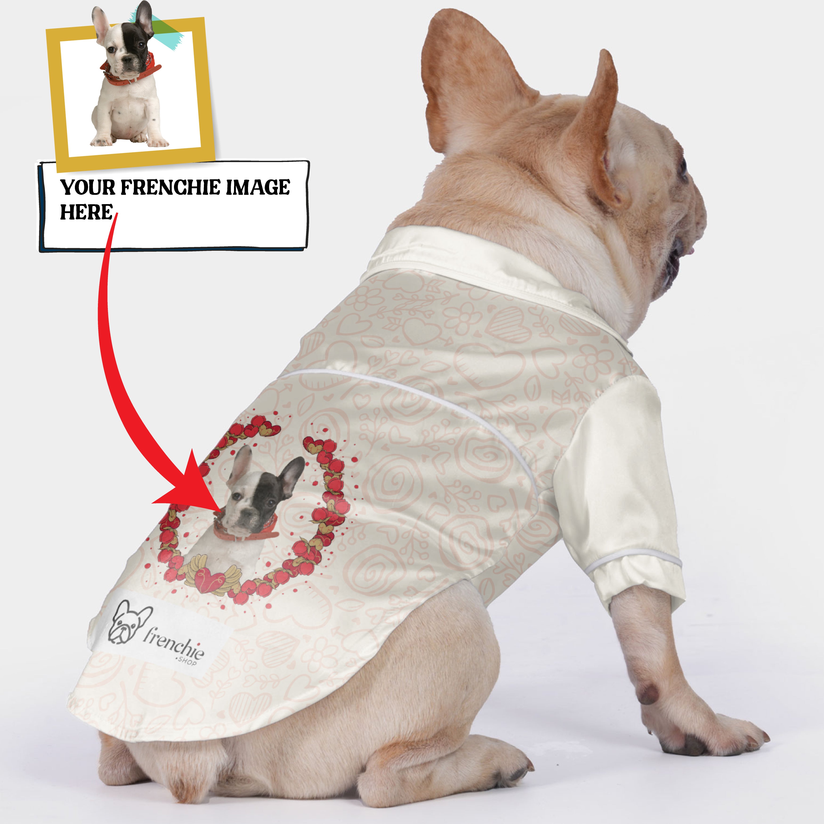 French Bulldog Custom Pet Sleepwear for Outdoor Adventures-fadou