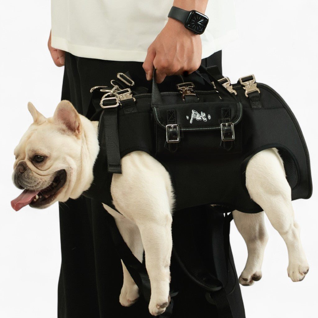 Frenchie Lightweight Dog Transport for Outdoor Adventures-fadou
