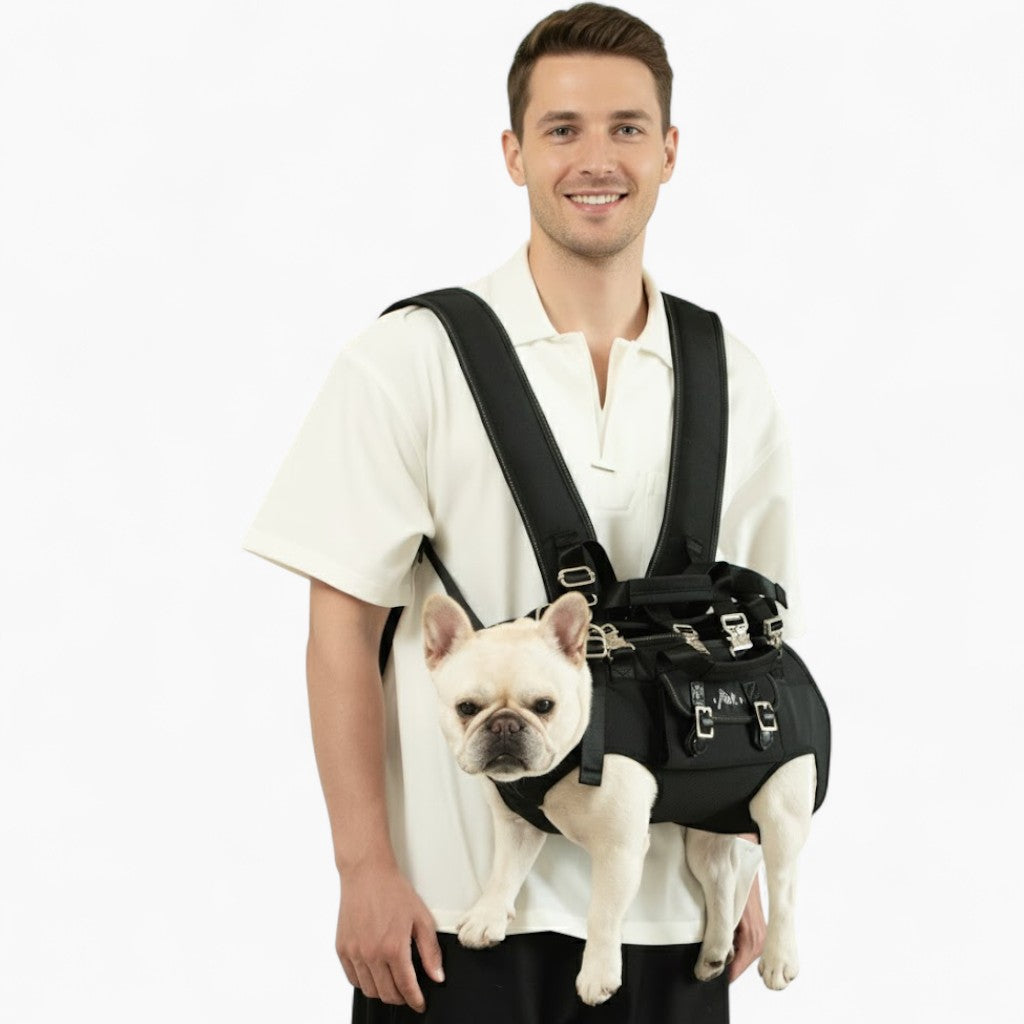 Frenchie Lightweight Dog Transport for Outdoor Adventures-fadou