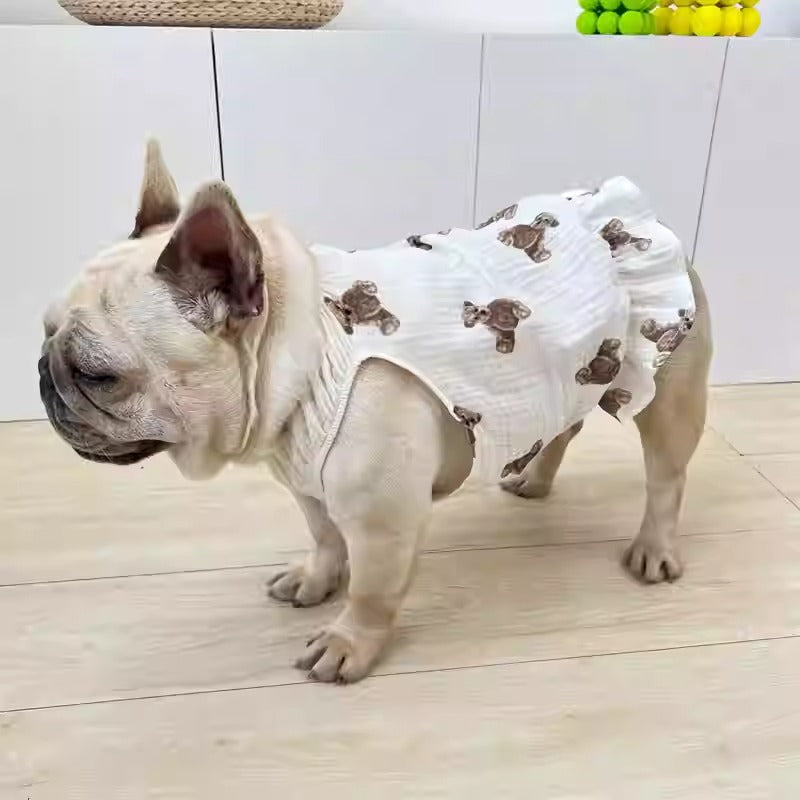 Frenchie Breathable Walking Harness for Flat-Face Breeds-fadou
