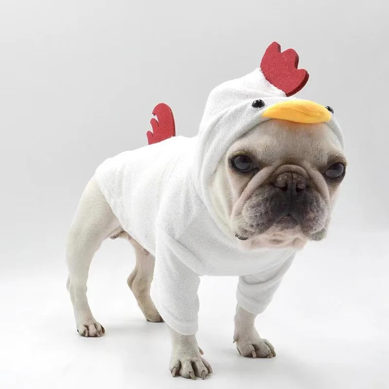 ChickRuff Halloween Cozy Hoodie for Brachycephalic Dogs-fadou