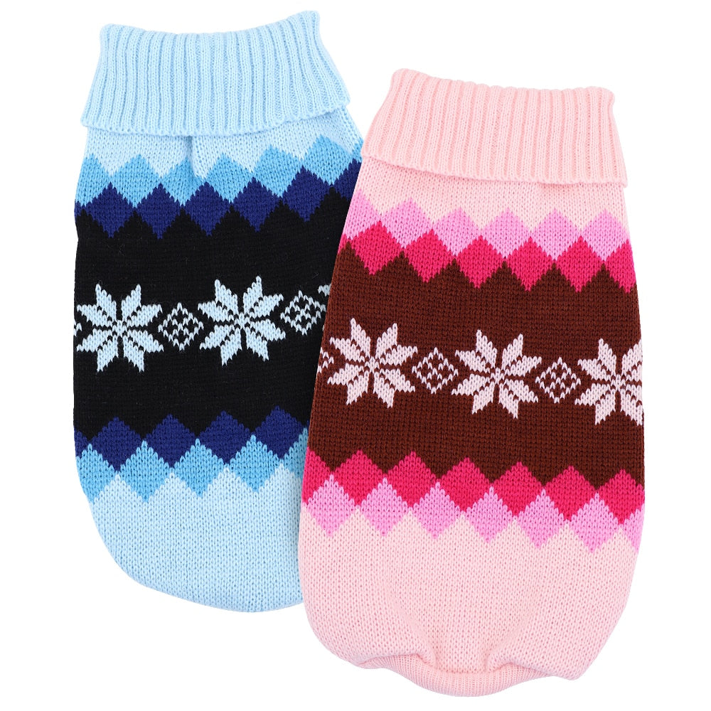 French Bulldog Christmas Knit Sweater for Brachycephalic Dogs-fadou