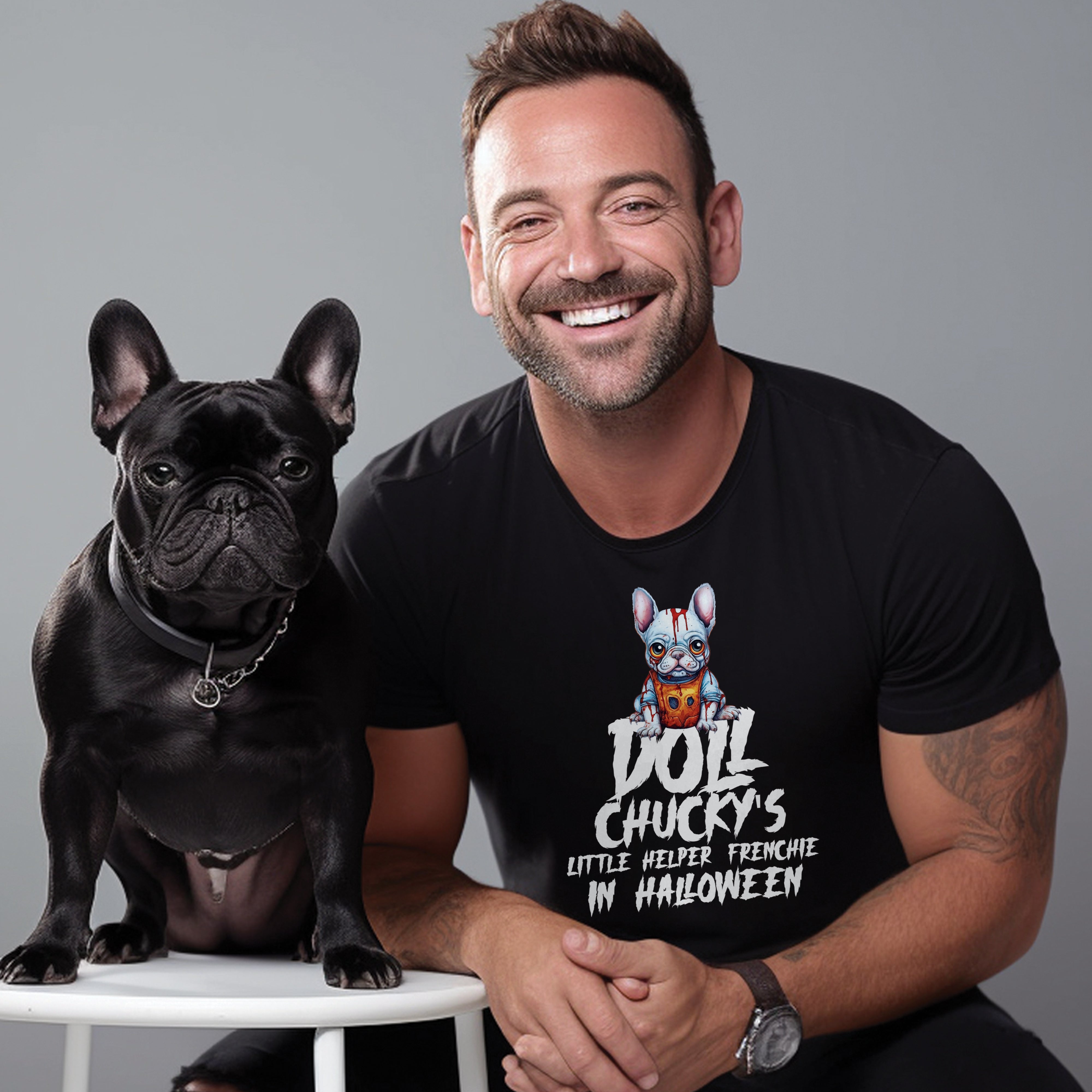 Frenchie's Chucky Adventure - Unisex T-Shirt for Frenchie Fans-fadou