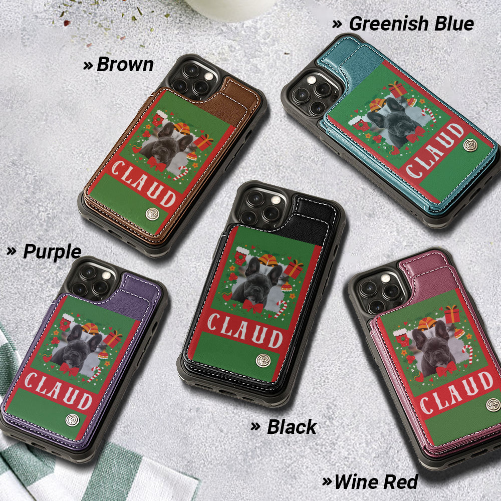 French Bulldog Personalized Card Holder for Pet Parents-fadou