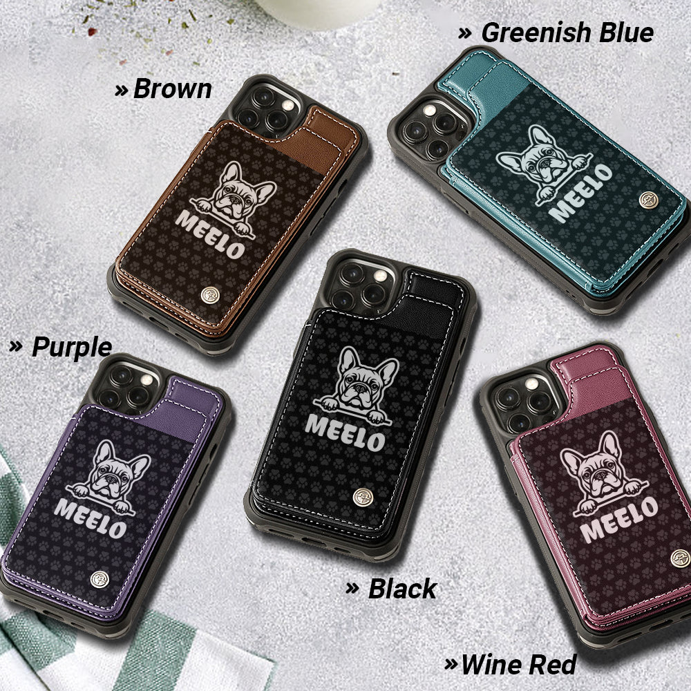 French Bulldog Personalized Card Holder for Bulldog Owners-fadou