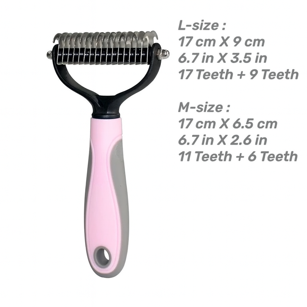 Combix French Bulldog Grooming Brush for Short-Nosed Dogs-fadou