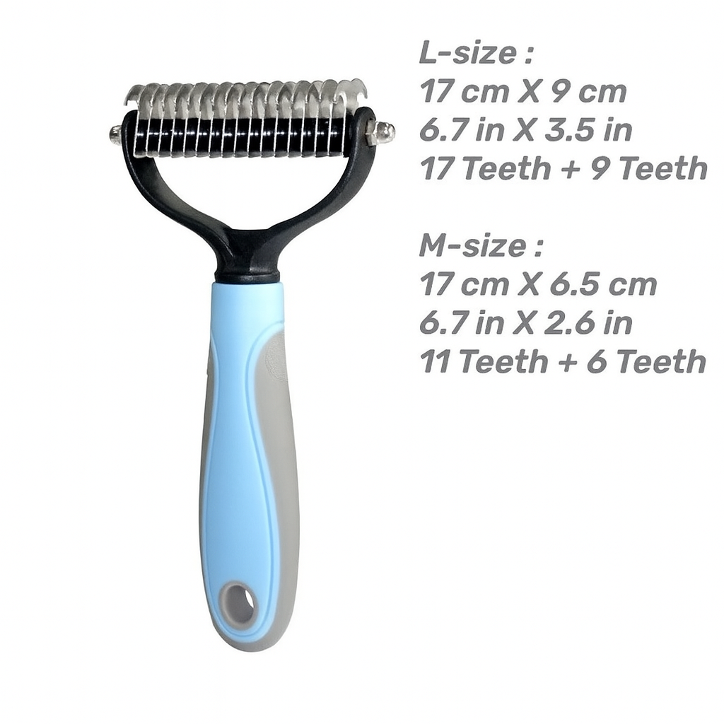 Combix French Bulldog Grooming Brush for Short-Nosed Dogs-fadou