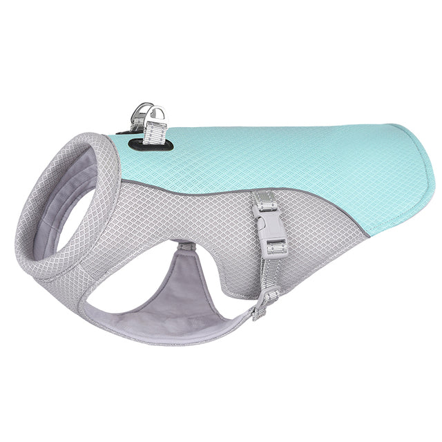 French Bulldog Breathable Walking Harness for Brachycephalic Dogs-fadou