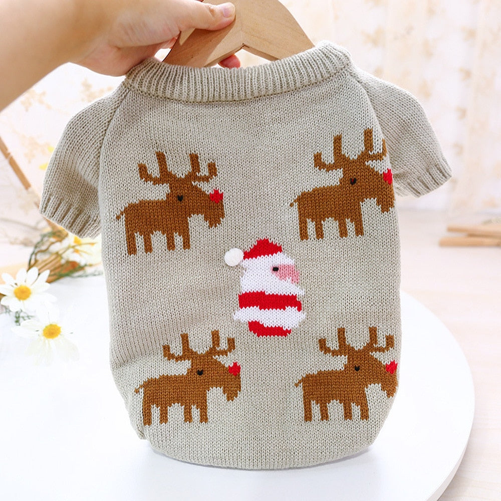 French Bulldog Warm Knit Sweater for Brachycephalic Dogs-fadou