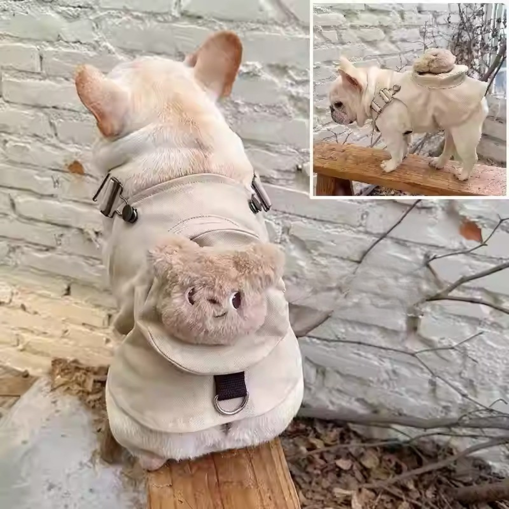 French Bulldog Breathable No-Pull Vest for Playtime Fun-fadou
