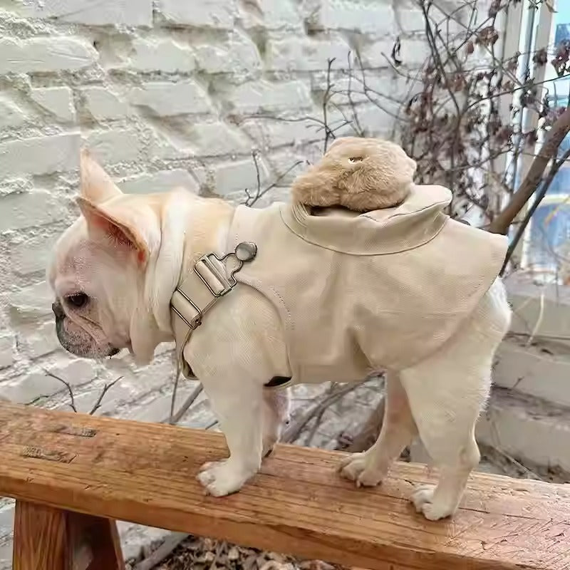 French Bulldog Breathable No-Pull Vest for Playtime Fun-fadou