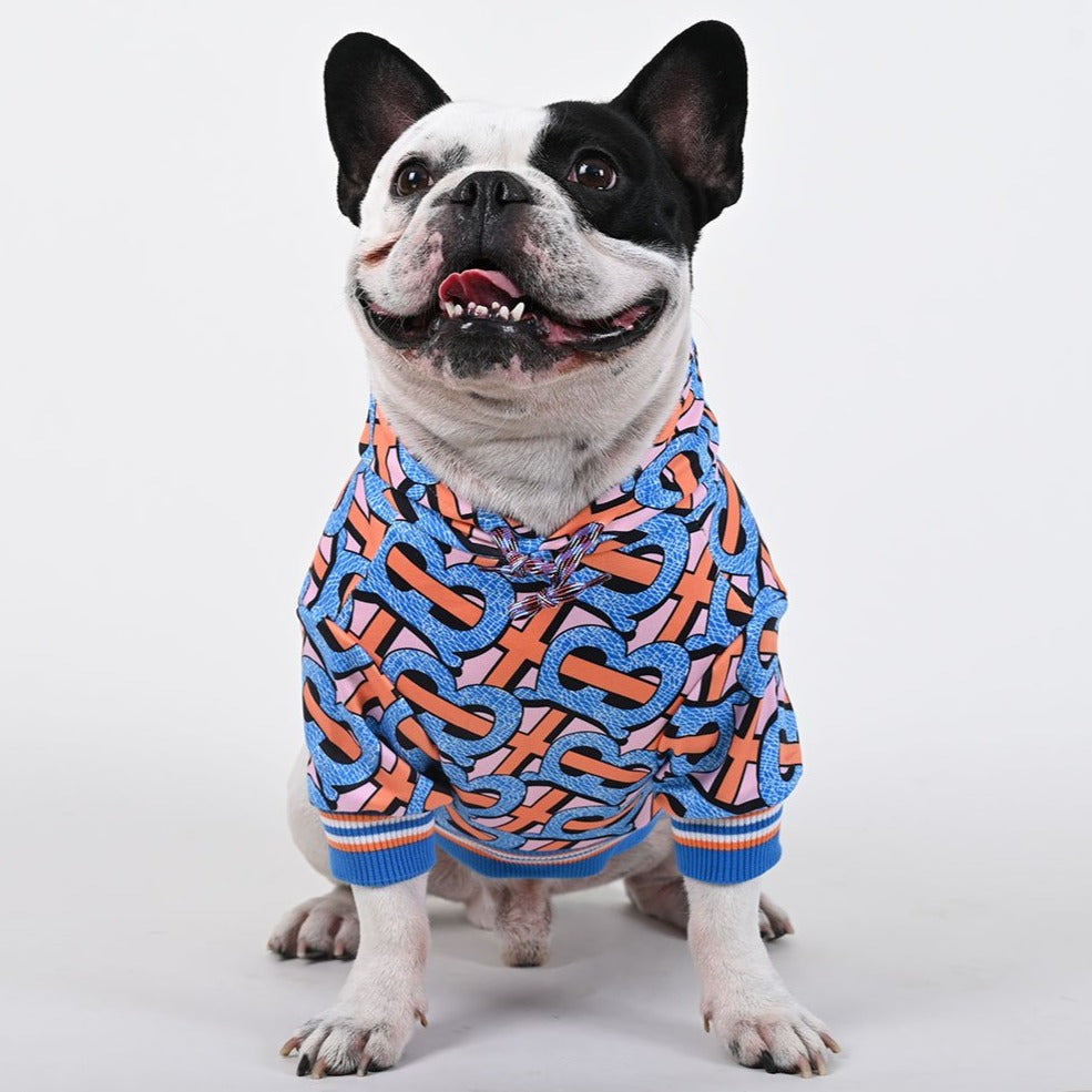 French Bulldog Warm Cotton Sweatshirt for Frenchie Fans-fadou