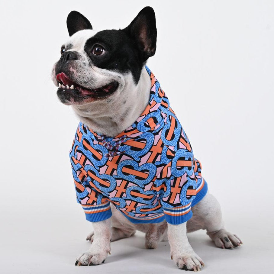 French Bulldog Warm Cotton Sweatshirt for Frenchie Fans-fadou
