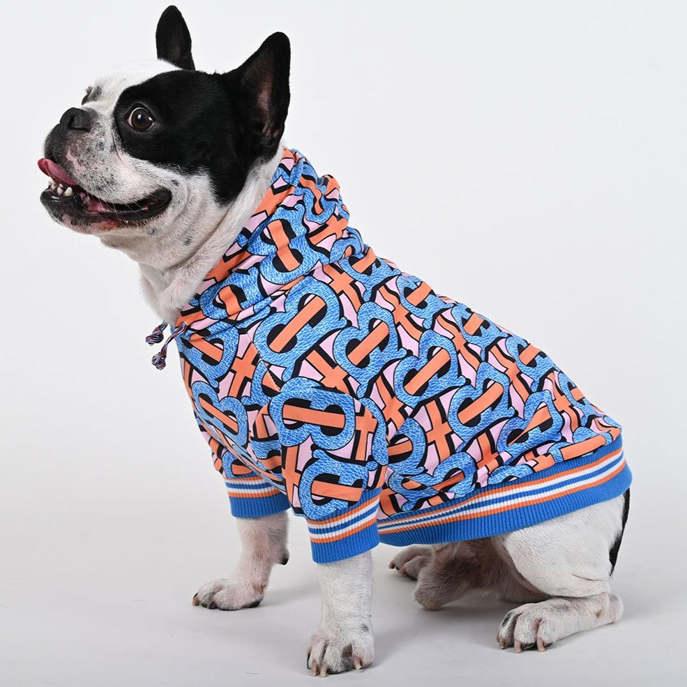 French Bulldog Warm Cotton Sweatshirt for Frenchie Fans-fadou