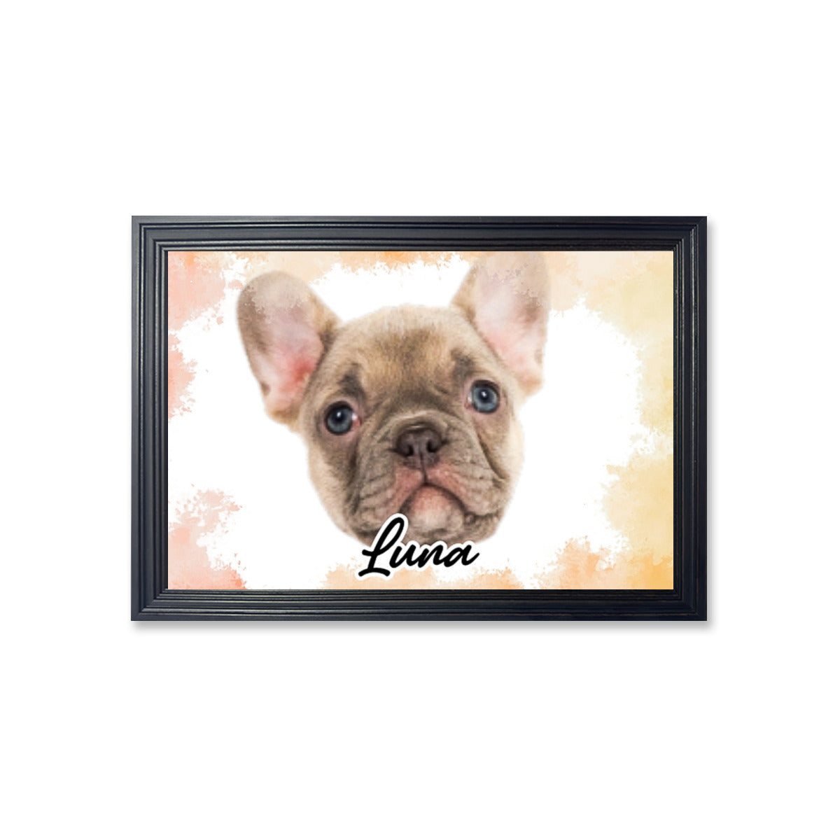 French Bulldog Personalized Framed Poster for Bulldog Owners-fadou