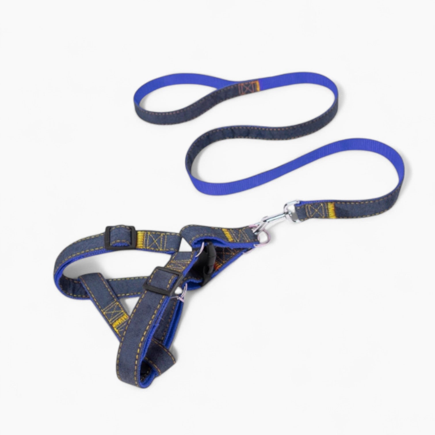 Frenchie Adjustable Walking Harness for Outdoor Adventures-fadou
