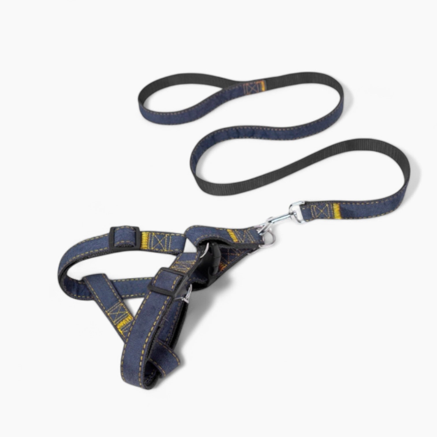 Frenchie Adjustable Walking Harness for Outdoor Adventures-fadou