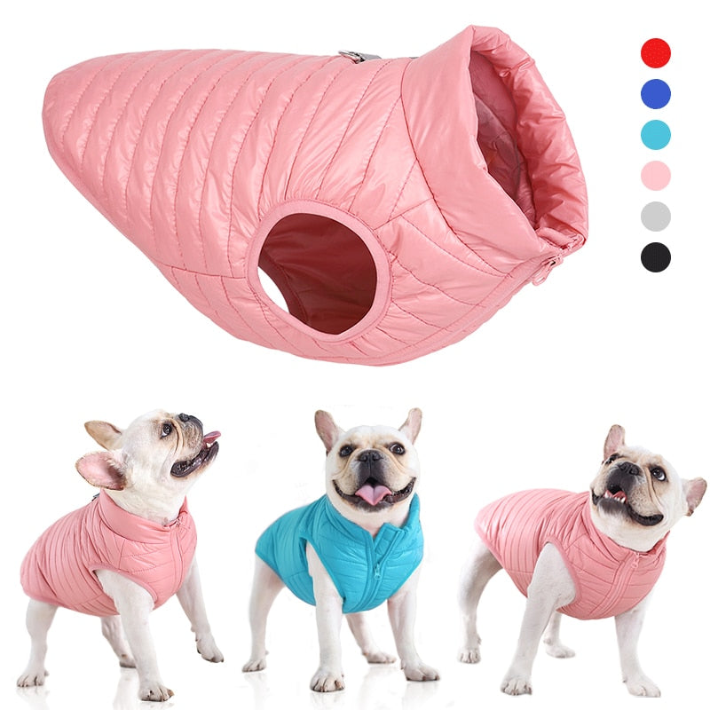 French Bulldog Winter Warm Outerwear for French Bulldogs-fadou