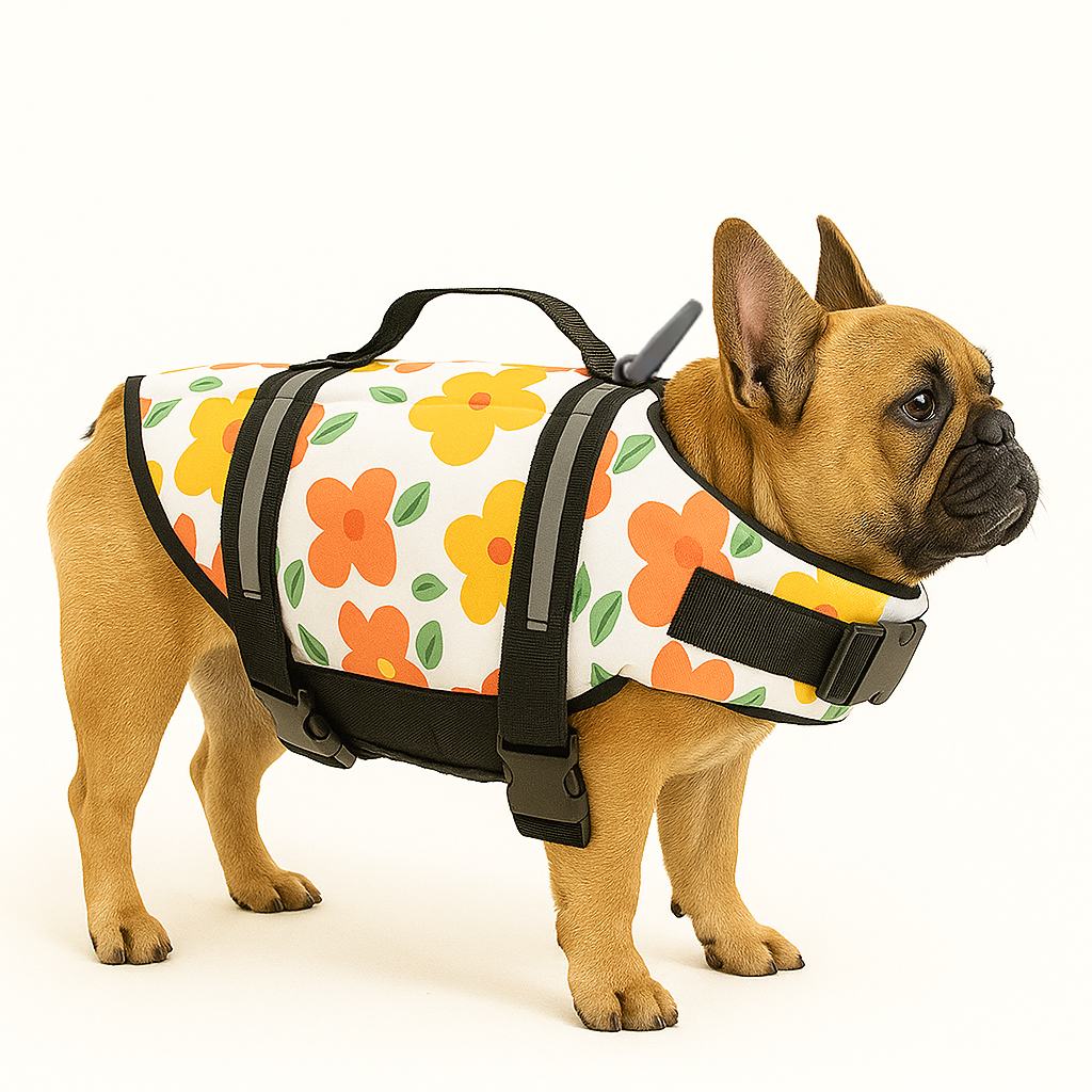 French Bulldog Reflective Winter Jacket for French Bulldogs-fadou