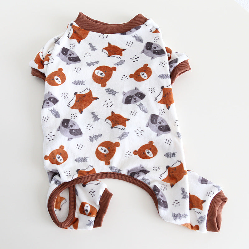 Dreamy French Bulldog Cozy Pajama Set for Bulldog Owners-fadou