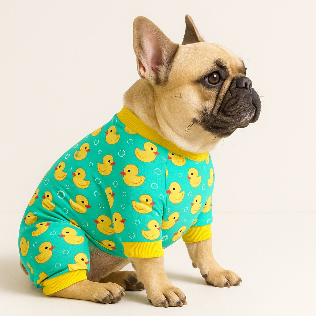 DuckyPaws French Bulldog Night Outfit for Flat-Face Breeds-fadou