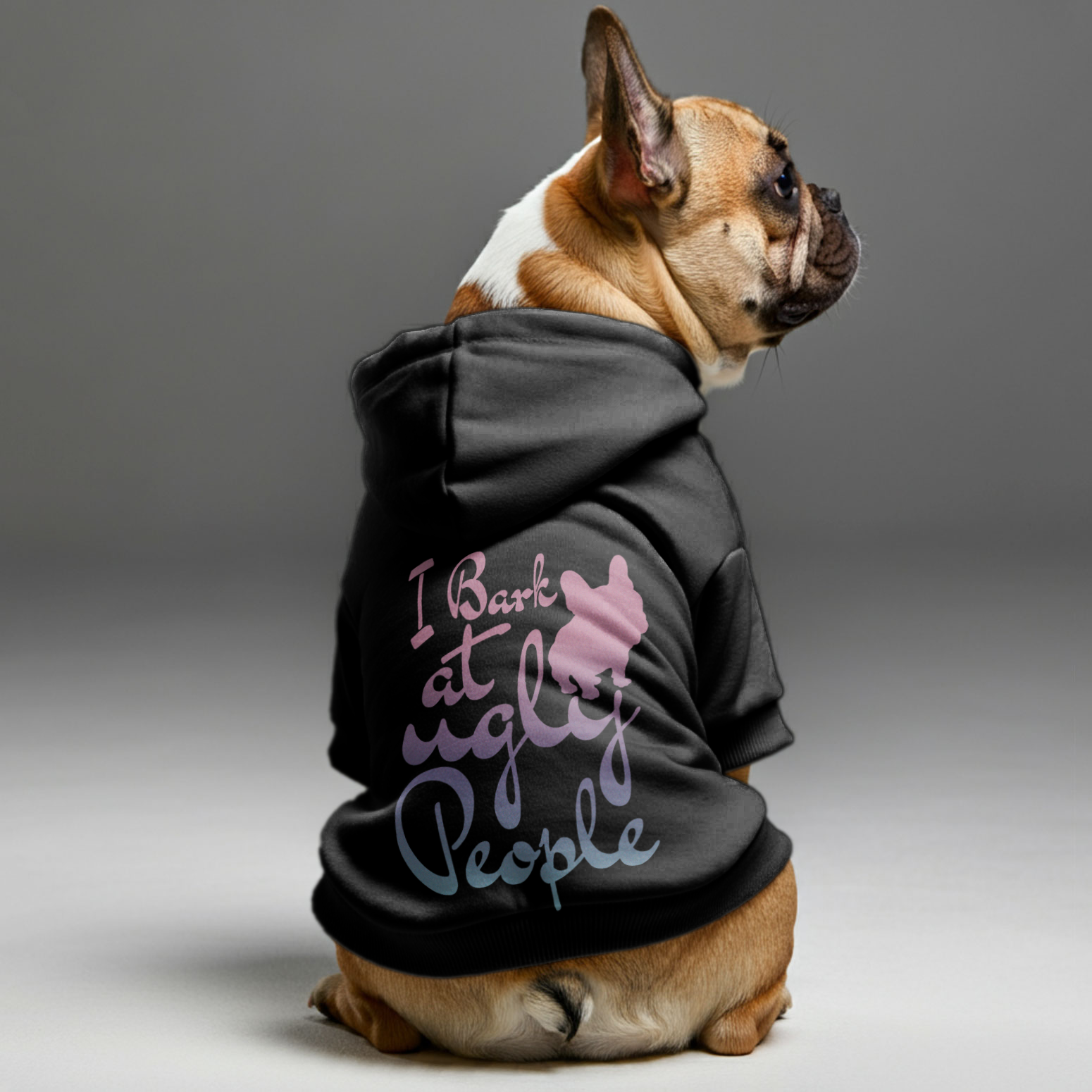 Ugly French Bulldog Pet Sweatshirt for Short-Nosed Dogs-fadou