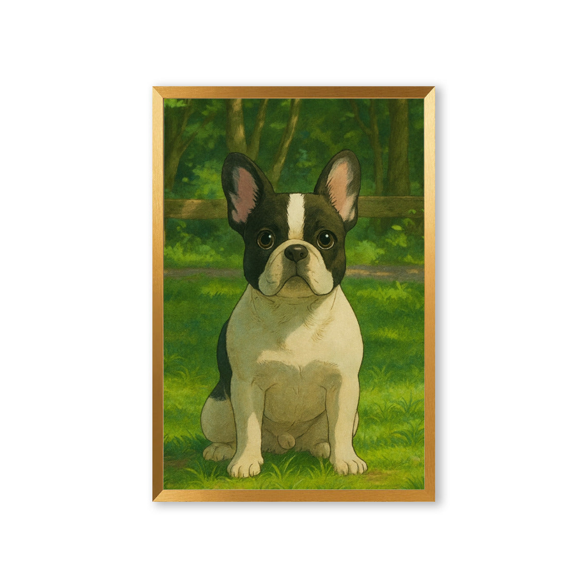 French Bulldog Personalized Wall Print for Frenchie Enthusiasts-fadou