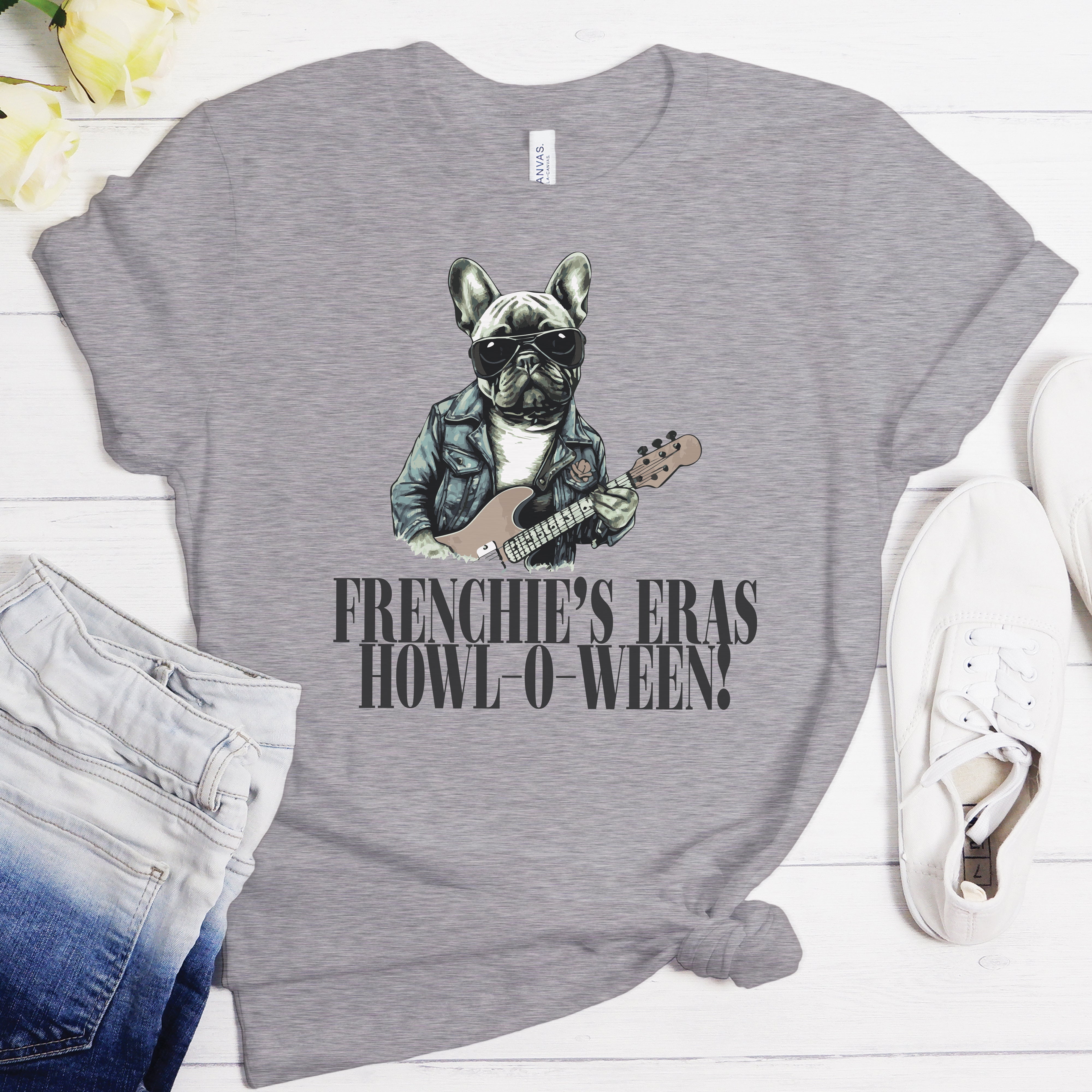 French Bulldog Halloween Unisex Shirt for Everyday Wear-fadou