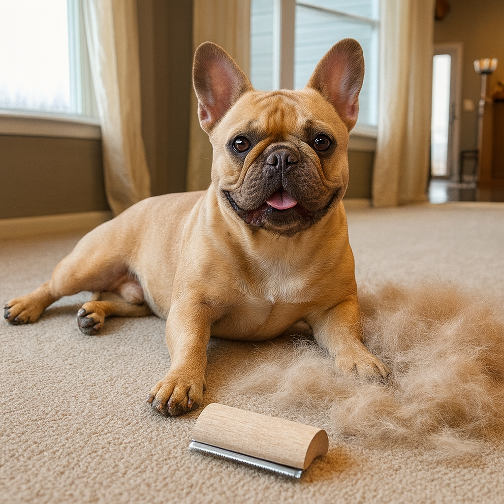 Buluxe French Bulldog Grooming Brush for Flat-Face Breeds-fadou