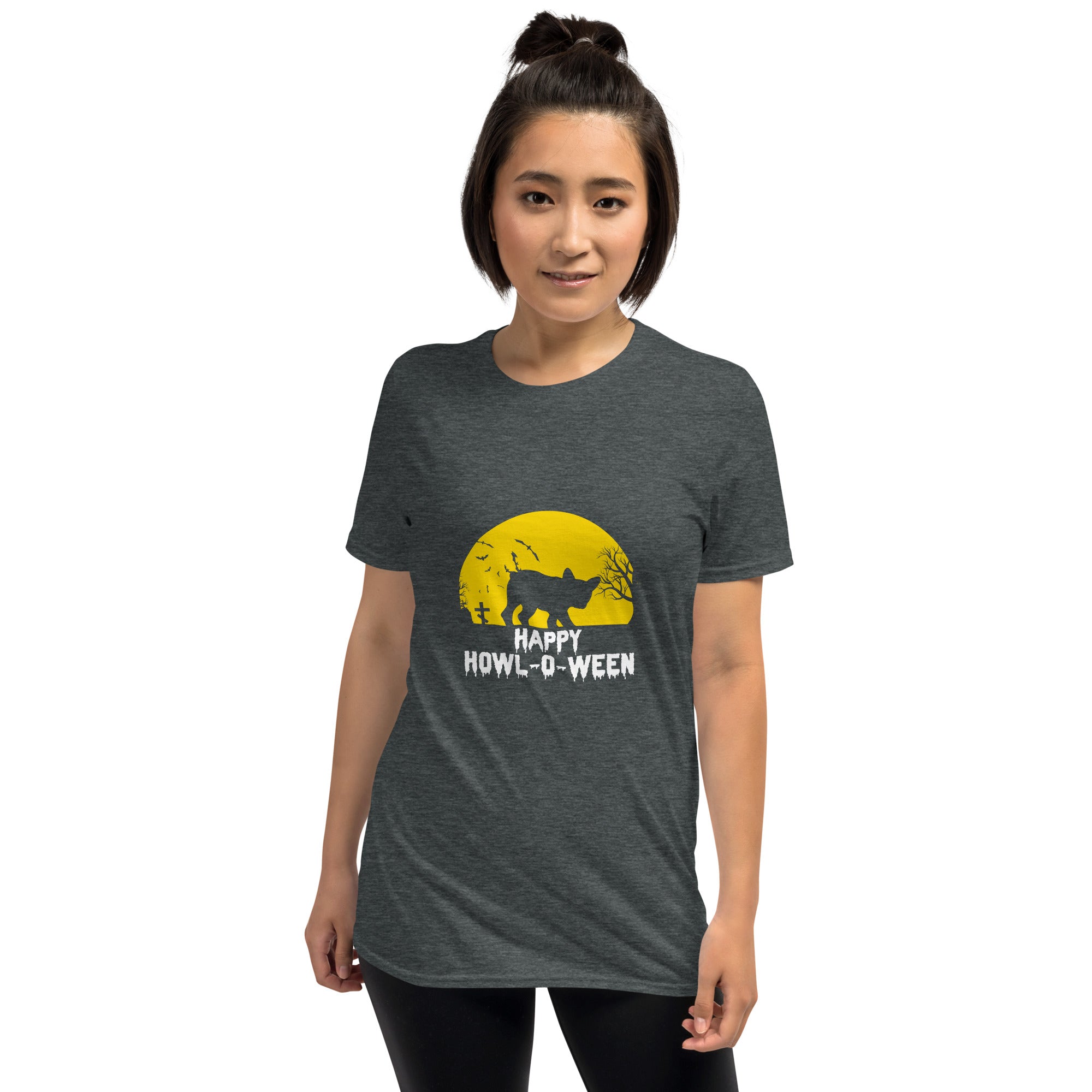 Frenchie Halloween Graphic Tee for Frenchie Enthusiasts-fadou