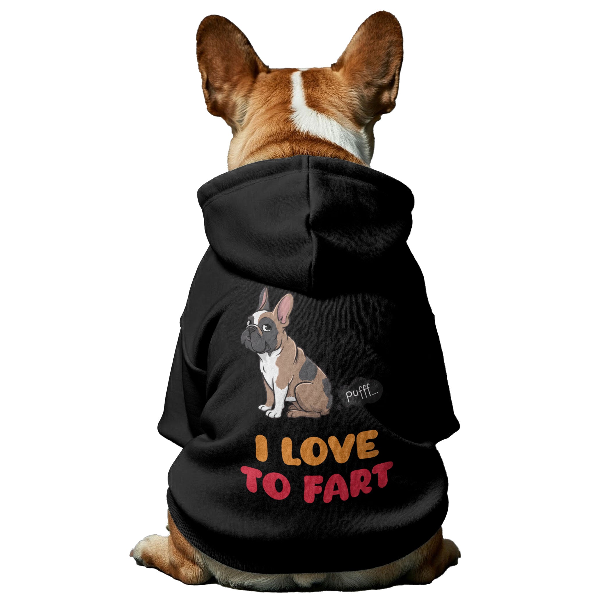 French Bulldog Personalized Pet Sweatshirt for Stocky Dogs-fadou