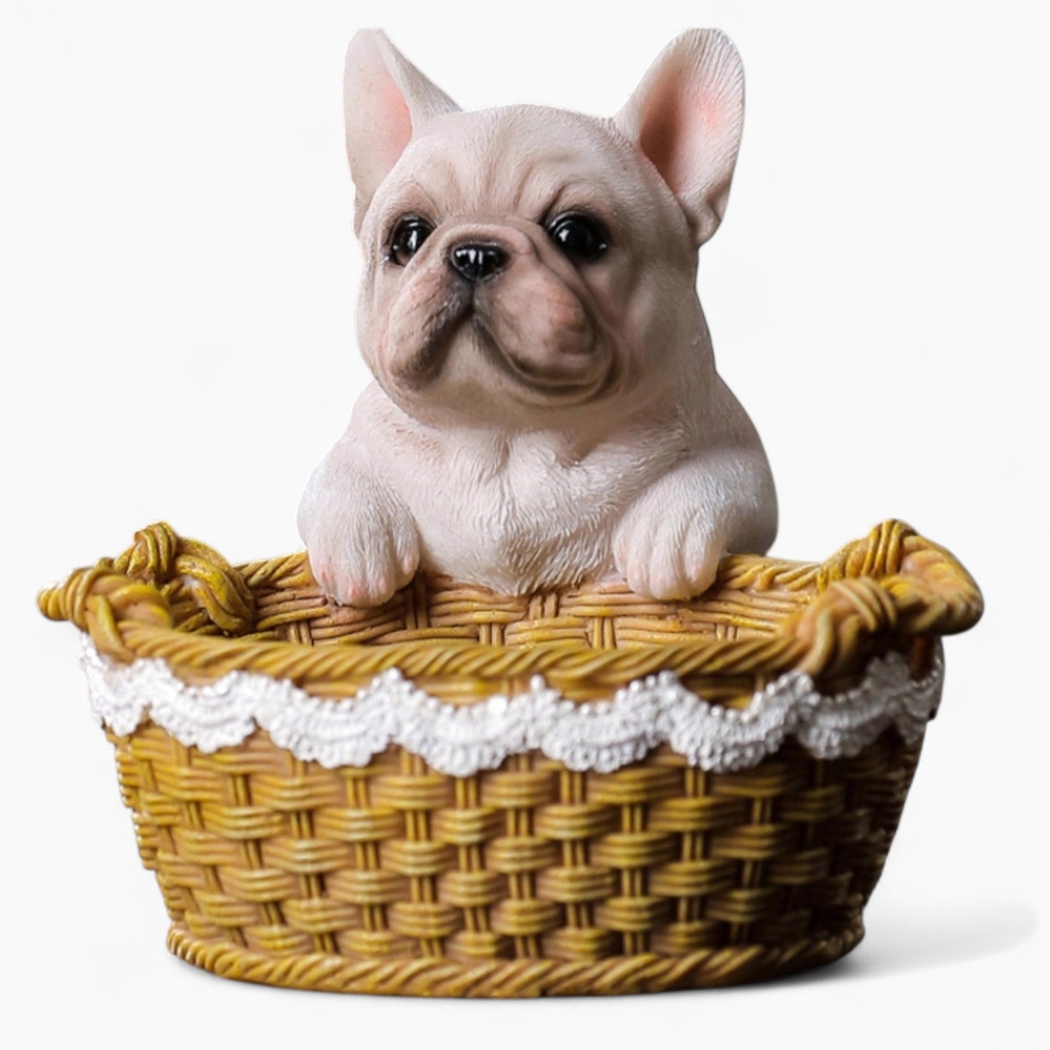 FetchTray Frenchie Basket Storage Tray – Cute for Dog Lovers and Owners-fadou