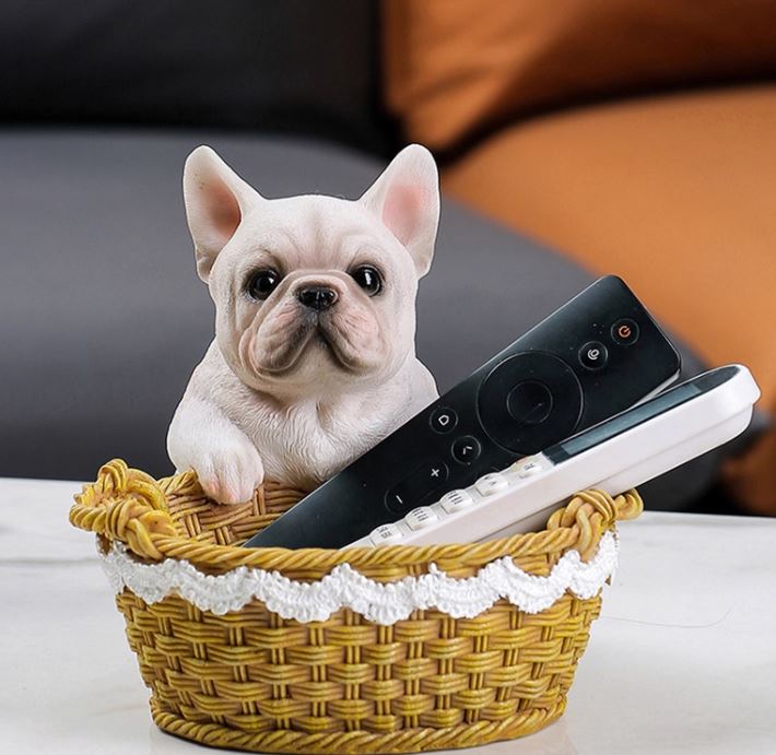 FetchTray Frenchie Basket Storage Tray – Cute for Dog Lovers and Owners-fadou
