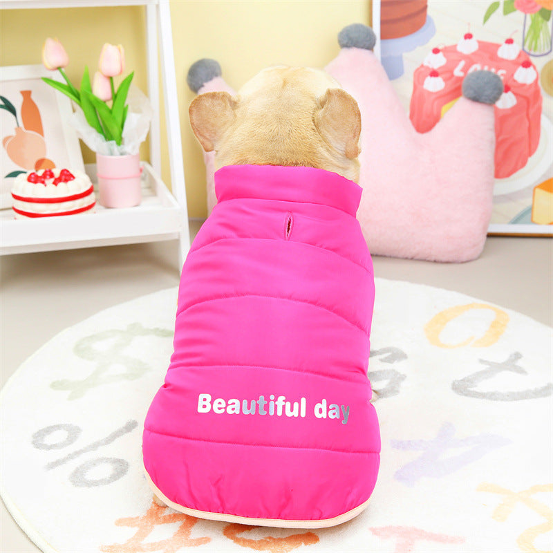 French Bulldog Fleece Warm Outerwear for Training Sessions-fadou