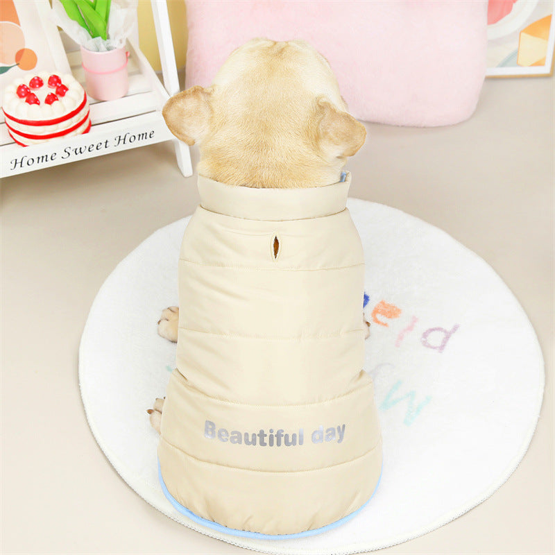 French Bulldog Fleece Warm Outerwear for Training Sessions-fadou