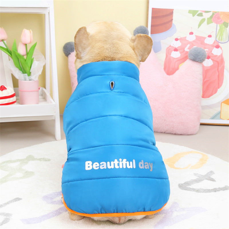 French Bulldog Fleece Warm Outerwear for Training Sessions-fadou