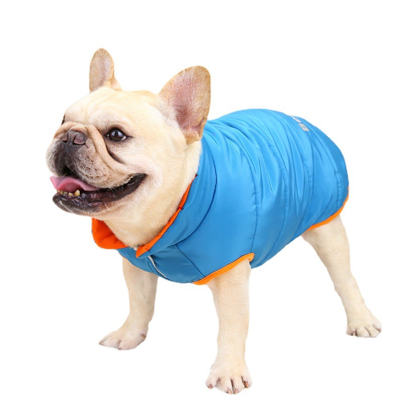 French Bulldog Fleece Warm Outerwear for Training Sessions-fadou