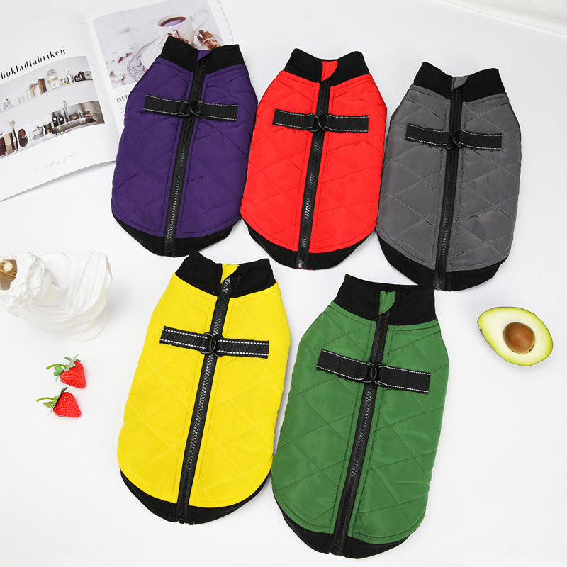 Quilted French Bulldog Dog Harness for Flat-Face Breeds-fadou