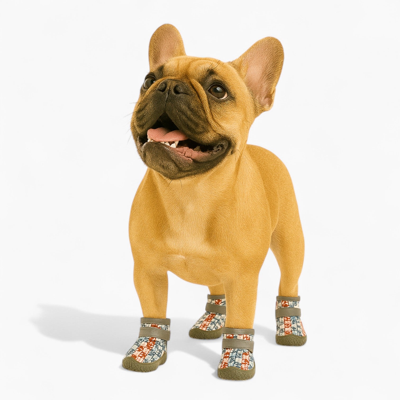 Flexpaw Breathable Ankle Booties for Frenchie Enthusiasts-fadou