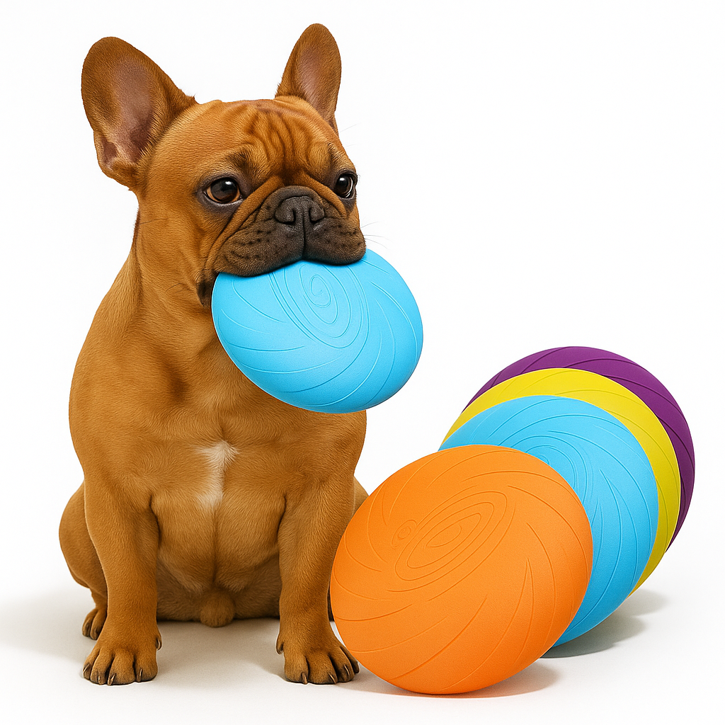 Frenchie Bite-Resistant Plush Play Toy for Outdoor Adventures-fadou